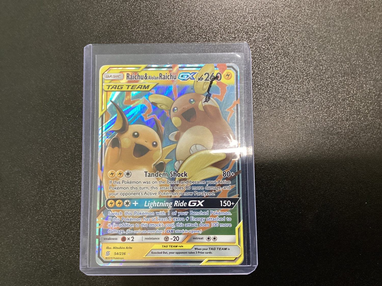 Raichu & alolan raichu gx