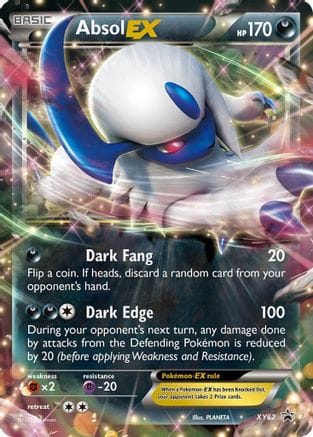 'Pokemon - 'Absol EX XY62  - Holofoil XY Promos - Promo