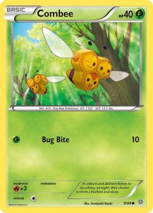 'Pokemon - 'Combee 009/98  XY  Ancient Origins - Common
