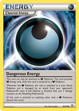 'Pokemon - 'Dangerous Energy 082/98  XY  Ancient Origins - Uncommon