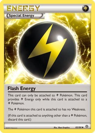 'Pokemon - 'Flash Energy 083/98  - Reverse Holofoil XY  Ancient Origins - Uncommon