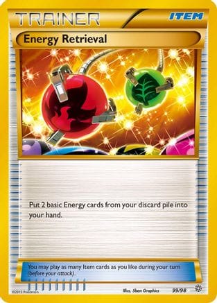 'Pokemon - 'Energy Retrieval 099/98  - Holofoil XY  Ancient Origins - Secret Rare