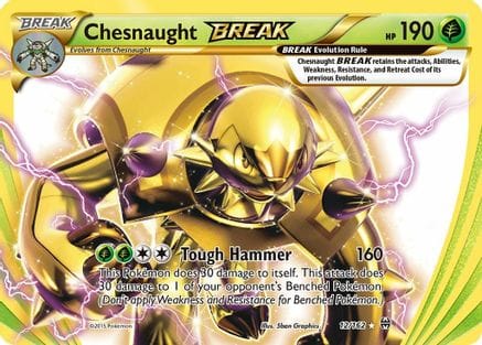 'Pokemon - 'Chesnaught BREAK 012/162  - Holofoil XY  BREAKthrough - Ultra Rare