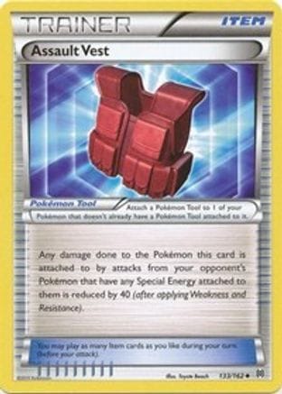 'Pokemon - 'Assault Vest 133/162  XY  BREAKthrough - Uncommon
