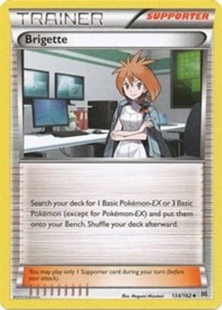 'Pokemon - 'Brigette 134/162  - Reverse Holofoil XY  BREAKthrough - Uncommon
