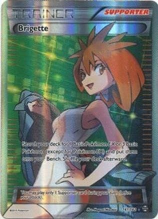 'Pokemon - 'Brigette (Full Art) 161/162  - Holofoil XY  BREAKthrough - Ultra Rare