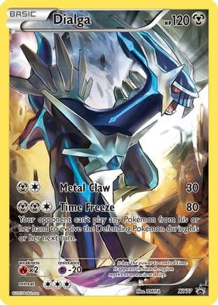 'Pokemon - 'Dialga (Full Art Promo) XY77  - Holofoil XY Promos - Promo