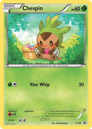 'Pokemon - 'Chespin (Collector Chest) XY88  - Holofoil XY Promos - Promo