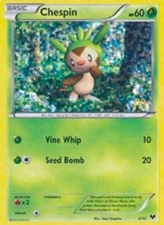 'Pokemon - 'Chespin 002/12  - Holofoil McDonalds Promos 2014 - Promo