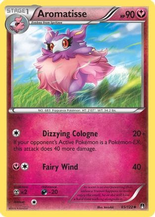 'Pokemon - 'Aromatisse 085/122  - Reverse Holofoil XY  BREAKpoint - Uncommon