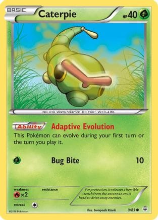 'Pokemon - 'Caterpie 003/83  Generations - Common