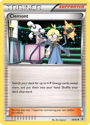 'Pokemon - 'Clemont 059/83  - Reverse Holofoil Generations - Uncommon