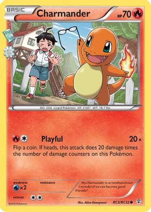'Pokemon - 'Charmander RC3/RC32  Generations Radiant Collection - Common