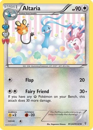 'Pokemon - 'Altaria RC24/RC32  - Holofoil Generations Radiant Collection - Uncommon