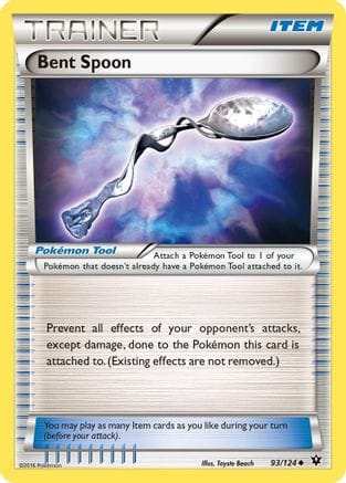 'Pokemon - 'Bent Spoon 093/124  XY  Fates Collide - Uncommon