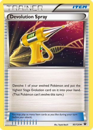 'Pokemon - 'Devolution Spray 095/124  - Reverse Holofoil XY  Fates Collide - Uncommon