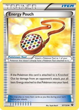 'Pokemon - 'Energy Pouch 097/124  XY  Fates Collide - Uncommon