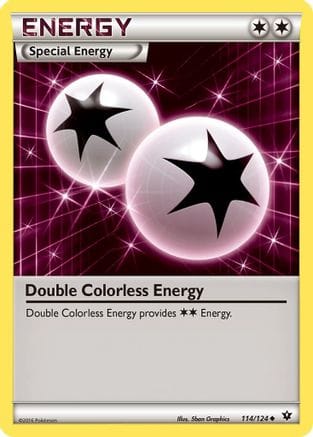 'Pokemon - 'Double Colorless Energy 114/124  XY  Fates Collide - Uncommon