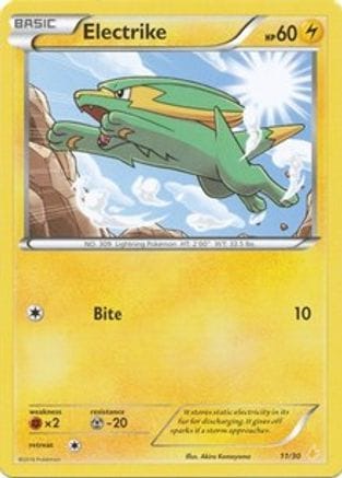 'Pokemon - 'Electrike (28) 028  XY Trainer Kit Pikachu Libre & Suicune - Common