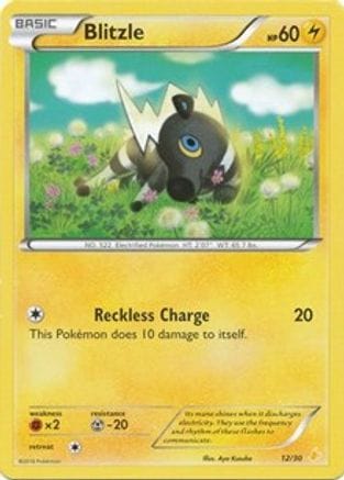 'Pokemon - 'Blitzle (26) 026  XY Trainer Kit Pikachu Libre & Suicune - Common