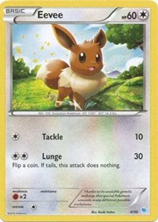 'Pokemon - 'Eevee 004  XY Trainer Kit Pikachu Libre & Suicune - Common