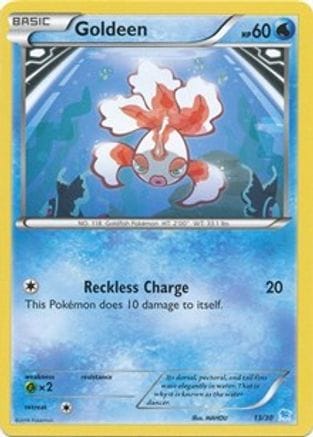 'Pokemon - 'Goldeen (13) 013  XY Trainer Kit Pikachu Libre & Suicune - Common
