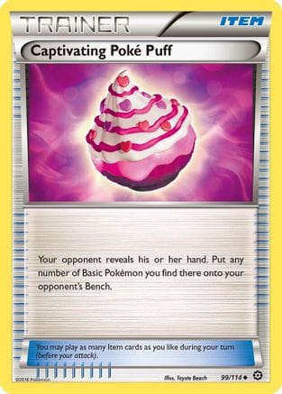 'Pokemon - 'Captivating Poke Puff 099/114  XY  Steam Siege - Uncommon