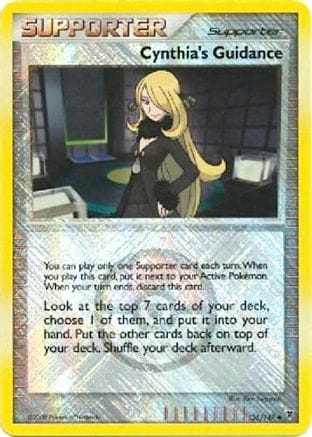 'Pokemon - 'Cynthia's Guidance 136/147  - Reverse Holofoil League & Championship Cards - Promo