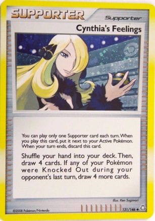 'Pokemon - 'Cynthia's Feelings 131/146  - Holofoil Miscellaneous Cards & Products - Promo