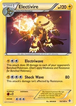 'Pokemon - 'Electivire 054/149  Deck Exclusives - Rare