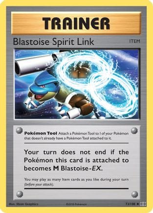 'Pokemon - 'Blastoise Spirit Link 073/108  XY  Evolutions - Uncommon