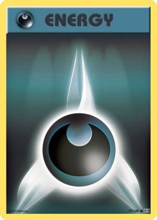 'Pokemon - 'Darkness Energy 097/108  XY  Evolutions - Common