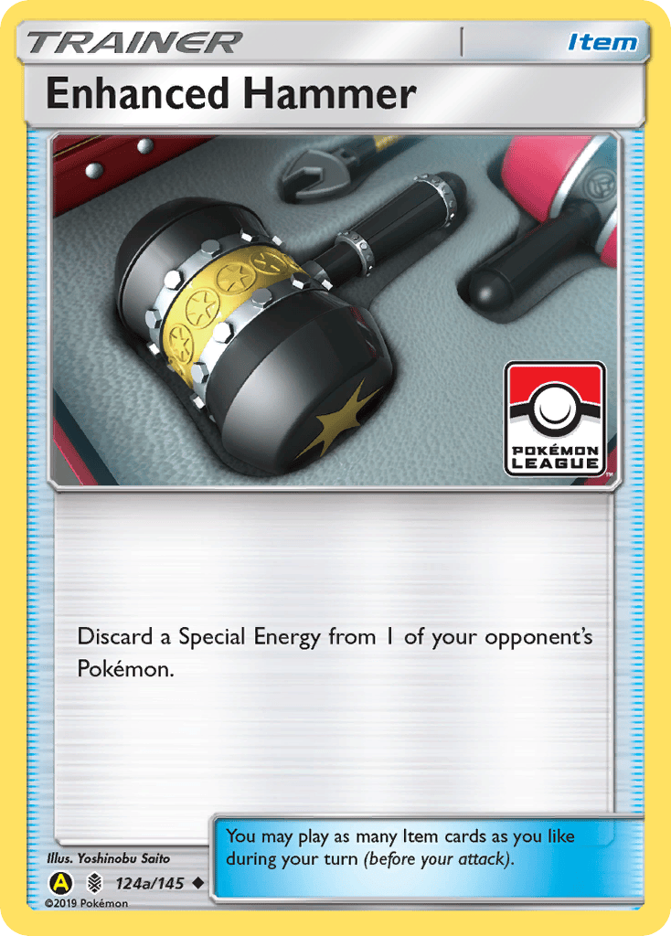 'Pokemon - 'Enhanced Hammer 124a/145  - Reverse Holofoil League & Championship Cards - Promo