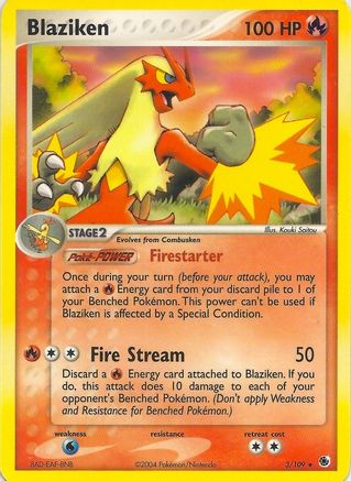 'Pokemon - 'Blaziken 003  EX Battle Stadium - Rare