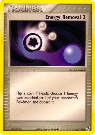 'Pokemon - 'Energy Removal 2 080  EX Battle Stadium - Uncommon