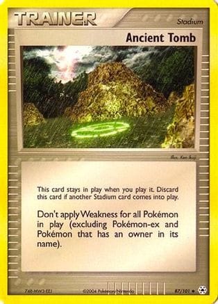 'Pokemon - 'Ancient Tomb 087  EX Battle Stadium - Uncommon