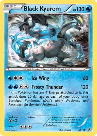 'Pokemon - 'Black Kyurem XY160  - Holofoil XY Promos - Promo