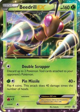 'Pokemon - 'Beedrill EX XY157  - Holofoil XY Promos - Promo