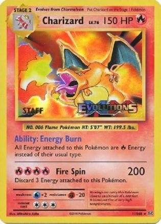 'Pokemon - 'Charizard 011/108  - Holofoil XY Promos - Promo