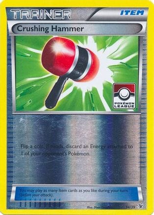 'Pokemon - 'Crushing Hammer 034/39  - Reverse Holofoil League & Championship Cards - Promo