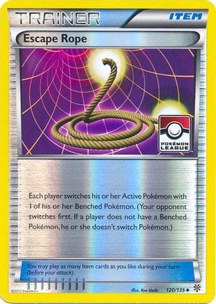 'Pokemon - 'Escape Rope 120/135  - Reverse Holofoil League & Championship Cards - Promo