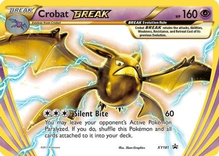 'Pokemon - 'Crobat BREAK XY181  - Holofoil XY Promos - Promo