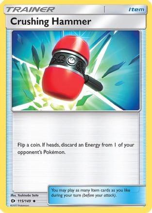 'Pokemon - 'Crushing Hammer 115/149  SM Base Set - Uncommon