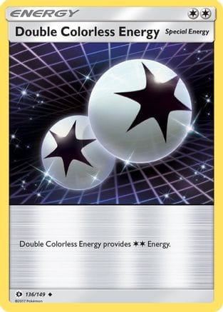 'Pokemon - 'Double Colorless Energy 136/149  - Reverse Holofoil SM Base Set - Uncommon
