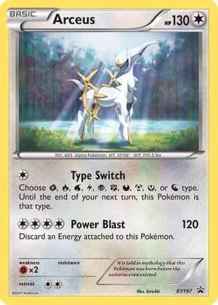 'Pokemon - 'Arceus XY197  - Holofoil XY Promos - Promo