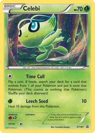 'Pokemon - 'Celebi XY187  - Holofoil XY Promos - Promo