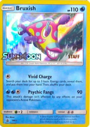 'Pokemon - 'Bruxish SM11  - Holofoil SM Promos - Promo