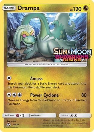 'Pokemon - 'Drampa SM21  - Holofoil SM Promos - Promo