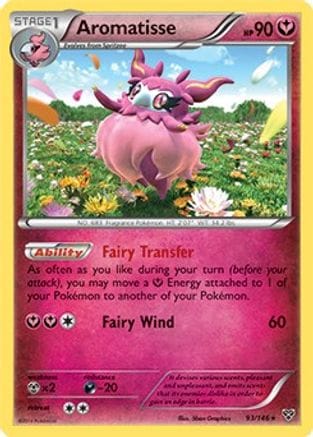 'Pokemon - 'Aromatisse 093/146  Deck Exclusives - Rare