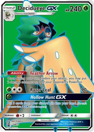'Pokemon - 'Decidueye GX SM37  - Holofoil SM Promos - Promo